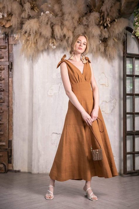 Natural Fiber Clothing, Racial Profiling, Creation Story, Anthropologie Brands, Burnt Sienna, Ethical Brands, Most Beautiful Dresses, Eco Friendly Clothing, Cotton Midi Dress