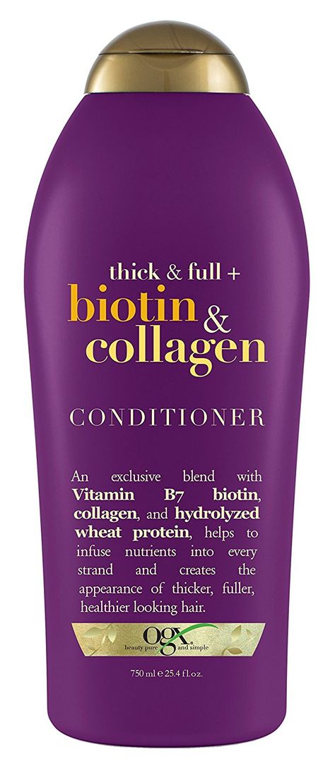 Ogx Conditioner Biotin and Collagen 25.4oz (3 Pack) *** This is an Amazon Affiliate link. Click image for more details. Ogx Conditioner, Ogx Shampoo, Biotin And Collagen Shampoo, Biotin Shampoo, Shampoo For Thinning Hair, Volumizing Shampoo, Personal Care Products, Best Shampoos, Hair Thickening