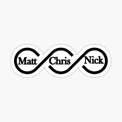 "Sturniolo Triplets Matt Nick Chris" Sticker for Sale by STURNIOLO55 | Redbubble Sturniolo Triplets Stickers, Sturniolo Merch, Sturniolo Triplets Matt, Triplet Gifts, Triplet Quotes, Sturnilio Triplets, Drawing Stickers, Sturnolio Triplets, Sturniolo Triples