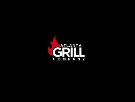 Grill Logo Design Ideas, Grill Logo Design, Grill Branding, Bbq Grill Logo, Bbq Logo, Food Brand Logos, Grill Logo, Typographic Logo Design, Clever Tattoos