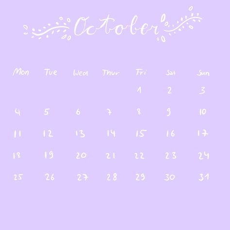 Purple Calendar, October Calendar, 2021 Calendar, App Icon Design, Icon Pack, App Icon, Icon Design, Collage, Purple