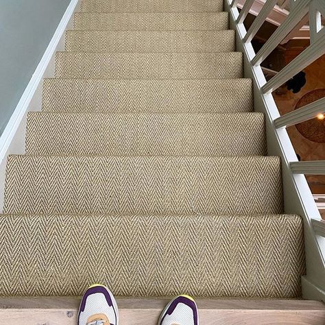 Open Trap, Jute Carpet, Richmond Hill, Carpet Stairs, House Inspo, House Inspiration, Interior Inspiration, Hallway, Photo Wall