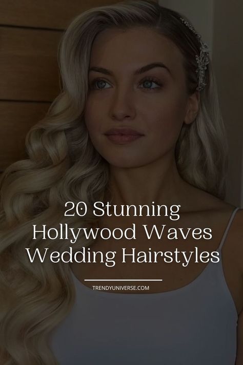 Do I hear wedding bells?

Your special day is approaching and you need some hair inspiration? You deserve to look nothing less than luxurious — check out these 20 stunning Hollywood waves wedding hairstyles for a look that will be remembered for many years to come! Waves Wedding Hairstyles, Hollywood Waves Wedding, Hollywood Waves, Wedding Bells, Special Day, Hair Inspiration, Wedding Hairstyles, That Look, Hollywood