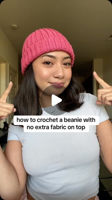 maxine 🧶 on Instagram: "full tutorial on the scott beanie 🤭🩷 • i apologize for the reel yesterday 🥲 i didnt realize it would only upload half the video  • scott beanie pattern by me 🤠 written pattern linked in my bio 🫶🏼 • #xinecrochets #crochet #crochetpattern #crochetpatterns #crochetclothing #crochetproject #crochetclothes #crochetbeanie #crochetbeanies" Beanie Crochet Aesthetic, Crochet Beanie Tutorial Videos, Crochet Ears For Hat, Crochet Hat Tutorial Video, Crochet Hat In The Round, Easy Crochet Beanies, Crochet Beanie Video, How To Crochet A Beanie, Easy Crochet Beanie Pattern Free