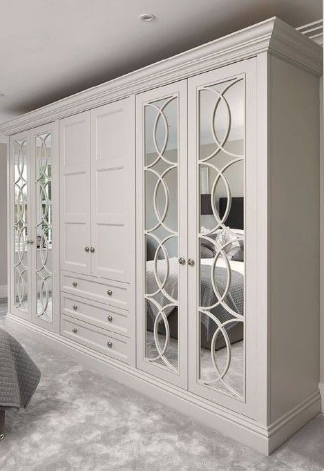 Closet Interior, Armoire Design, Fitted Bedroom Furniture, Mirrored Doors, Bedroom Cupboards, Fitted Bedrooms, Luxury Wardrobe, Wardrobe Room, Bedroom Closet Design