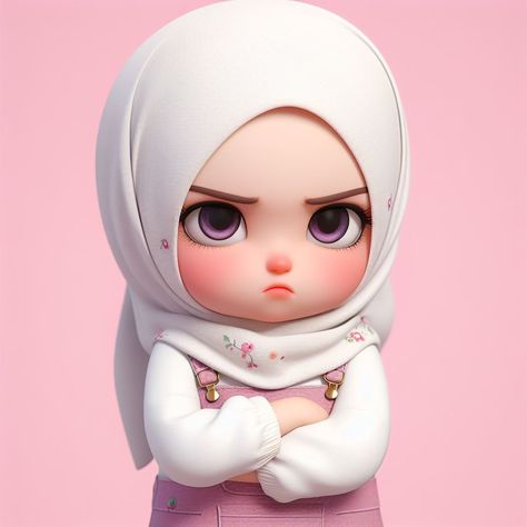 Cute Hijab Cartoon Wallpaper, Cartoons Dp, Islamic Cartoon, Hijab Cartoon, Female Cartoon, Islamic Quotes Wallpaper, Cute Love Cartoons, Cute Cartoon Pictures, Cartoon Images