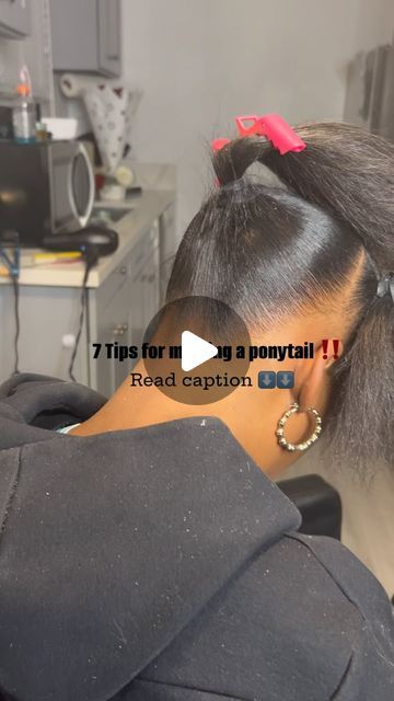 Long beach / la  ,ca📍 on Instagram: "Happy Monday 🫶  7 TIPS FOR MOLDING!!  . . .    1.Do not spray holding spray on a section of hair  you’re not ready to start molding . Spray in sections .     2. Brush hairs into place before drying the holding spray     3. Use a comb to help avoid lumps    4. Slowly stroke your brush when drying and brushing at the same time    5. Adjust blow dryer at warm heat on medium speed    6. Use oil sheen for any white residue    7. When molding the back of a high or mid ponytail have your client hold there head at an up right position instead of down for the best results .    FOLLOW @dopestyles_  for more   #howto #explore #moldingponytails #hairstylist #hairtutorial #losangeles #longbeach #foryoupage" Mid Ponytail, Goddess Braids Hairstyles, Blow Dryer, Goddess Braids, Not Ready, Braids Hairstyles, Brushing, Long Beach, Happy Monday