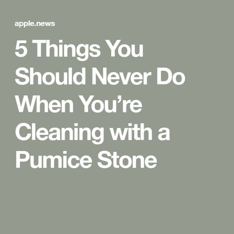 Pumice Stone Cleaning, Pumice Stone How To Use A, How To Clean Granite, Pumice Stones, Clean Grill, Pumice Stone, Stones Diy, Clean Tile, What To Use