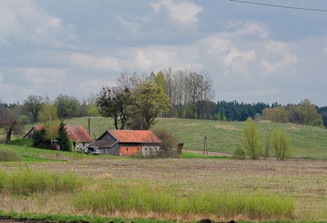 Landscape by Jurek.P Sky Reference, Nature Village, Beautiful Eyes Color, Nature Background Images, Countryside Landscape, Rural Scenes, Landscape Photography Nature, Arabic Calligraphy Art, Rural Landscape