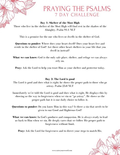 Praying The Psalms, Psalm 7, Questions To Ponder, Psalm 91 1, Fast And Pray, Animation Wallpaper, The Psalms, Shadow Of The Almighty, Learning To Pray