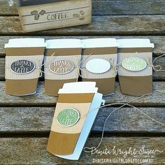 Denita Wright - Independent Stampin' Up! Demonstrator: Coffee Break Suite - Annual Catalogue 2017-2018 Coffee Themed Cards, Cafe Cards, Mini Coffee Cups, Coffee Stamps, Cars Ideas, Coffee Cards, Quick Cards, Christmas Stamps, Masculine Cards