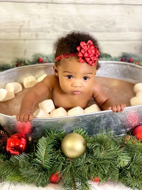 Hot Chocolate Baby Photoshoot Diy, Hot Chocolate Baby Photoshoot, Hot Chocolate Photoshoot, Hot Cocoa Photoshoot, Chocolate Photoshoot, Christmas Baby Photoshoot, Diy Hot Chocolate, Diy Hot Cocoa, Chocolate Babies