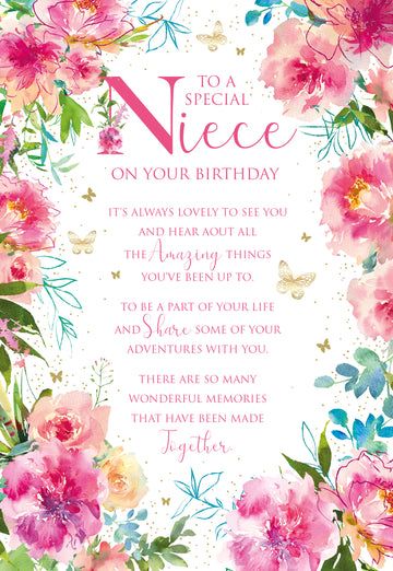 Niece Birthday Card Birthday Card from Cherry Orchard Online Happy Birthday To My Niece Love You, Happy Birthday To Niece, Happy Birthday Niece Messages, Happy Birthday Niece Wishes, Niece Birthday Quotes, Niece Birthday Card, Birthday Cards Online, Niece Birthday Wishes, Animated Happy Birthday Wishes