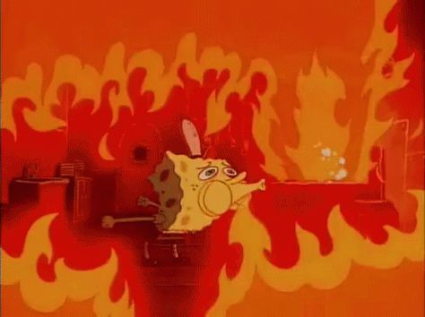 Spongebob Blows Out Fire GIF - SpongebobSquarepants Spongebob Fire - Discover & Share GIFs