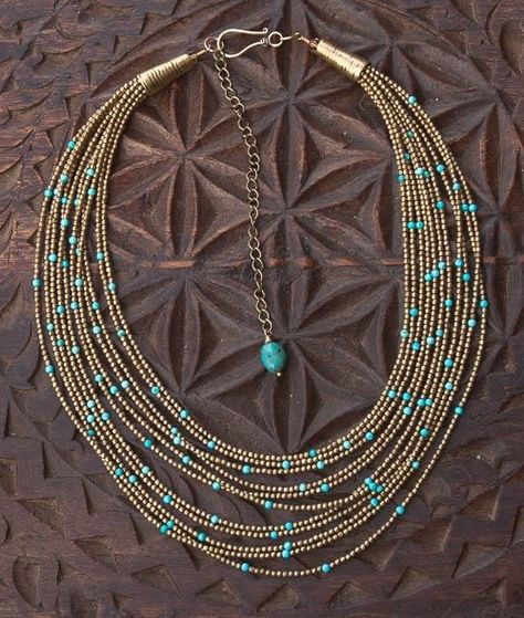 Bead Chain Ideas, Hindu Goddess, Calgary Canada, Beaded Jewelry Necklaces, Beaded Necklace Diy, Brass Beads, Handmade Jewelry Tutorials, Handmade Fashion Jewelry, Handmade Beaded Jewelry