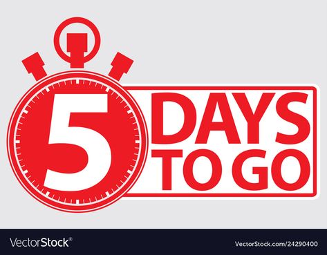 5 Days To Go Countdown, 5 Days To Go Countdown Wedding, Days To Go Countdown, Happy Anniversary Wedding, Bappa Photo, Maa Image, Ganpati Bappa Photo, Go Red, Ganpati Bappa