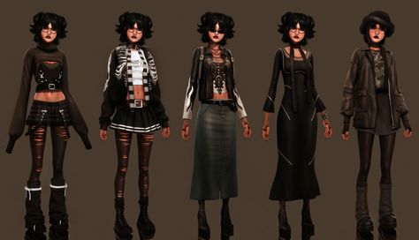 Cassandra Goth, Sims 4 Cc Goth, Magic Clothes, Sims 4 Family, Goth Hair, Sims 4 Characters, Witch Outfit, Sims 4 Game, Sims 4 Clothing