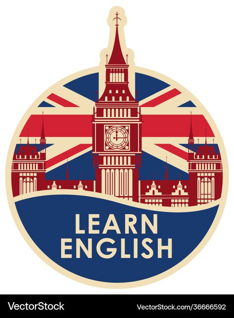 Round Banner, Easy Grammar, English Logo, Learning Methods, English Course, Lack Of Motivation, Language School, British Flag, School Logo