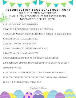 Blog About It All: Scavenger Hunt DIY Resurrection Eggs Scripture Scavenger Hunt, Easter Story Eggs, Easter Treasure Hunt, Resurrection Eggs, Book Of Mormon Scriptures, Easter Scavenger Hunt, Easter Lessons, Hunting Diy, Orthodox Easter