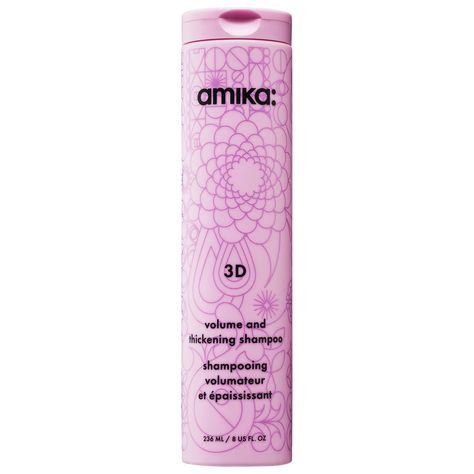 Amika 3D Volume and Thickening Shampoo Best Volumizing Shampoo, Plump Hair, Dry Conditioner, Shampoo For Thinning Hair, Stimulate Hair Follicles, Hair Concerns, Thickening Shampoo, Volumizing Shampoo, Brittle Hair