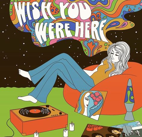 Going On An Adventure, Hippie Posters, 60s Art, Lady Stardust, Good Day Sunshine, Retro Graphic Design, Hippie Aesthetic, Wish You Were Here, Color Story