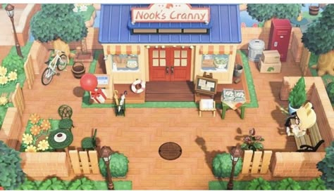 Nooks Cranny Ideas, Natural Paths, Nooks Cranny, Kk Slider, Acnh Villagers, Ac Ideas, City Inspiration, Animal Crossing 3ds, Animals Crossing