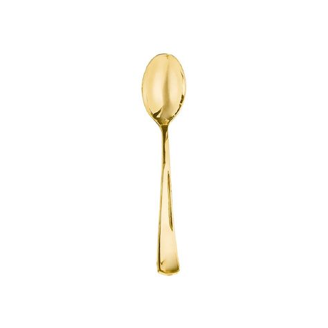 Spoon 32 Pack - Gold | BIG W Gold Ladle, Gold Forks And Knives, Rose Gold Serving Spoons, Golden Spoon, Big Spoon, Gold Spoon, Videos Cooking, Key Visual, Plastic Spoons