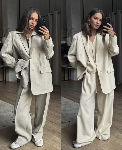 Oversized Suit, Fashion Gone Rouge, Fashion Top Outfits, Summer Work Outfits, Paris Outfits, Classy Work Outfits, Estilo Chic, Causual Outfits, Modest Fashion Outfits