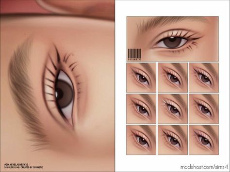 Maxis Match 2D Eyelashes | N32 | Unisex mod for Sims 4 at ModsHost! Female/Male 10 Swatches. 10 Custom thumbnails. You can find it in the makeup category. Recoloring Allowed: No #sims #sims4cc #gaming #mods #videogames No Eyelashes Sims 4 Mod, Sims 4 No Lashes Mod, Sims 4 2d Eyelashes, Male Lashes Sims 4 Cc, Sims 4 Cc Maxis Match Male Eyelashes, Sims 4 Cc Maxis Match Makeup Eyeshadow, Sims 4 Cc Maxis Match Lashes, Maxis Match Eyelashes, Male Eyelashes Sims 4 Cc