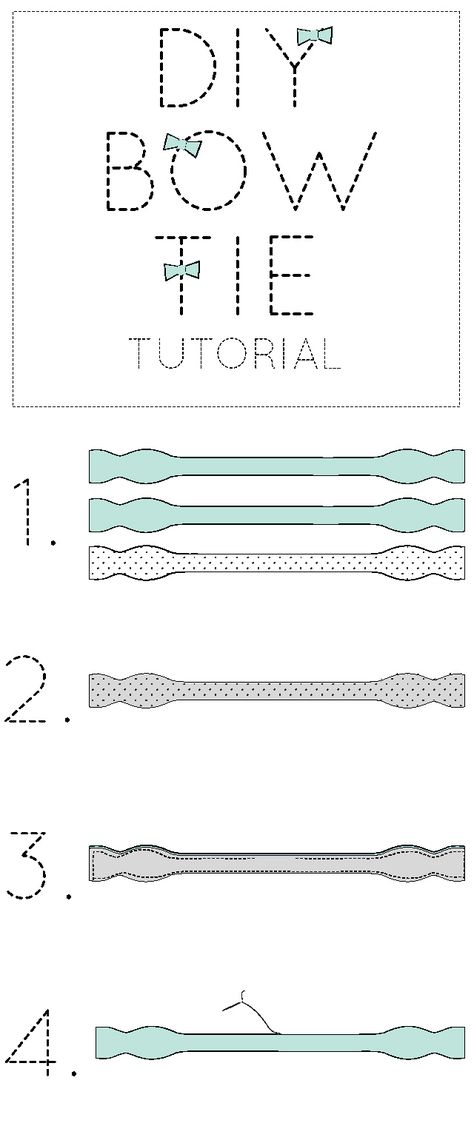 Bow Tie Sewing Pattern, Tie Sewing Pattern, Tie Pattern Free, Bow Tie Pattern, Make A Bow Tie, Tie Ideas, Interfacing Sewing, Bowtie Pattern, Pattern Printable