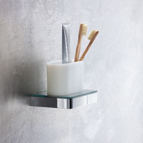 AXOR Universal Accessories. Timeless, elegant bathroom accessories: tooth brush tumbler for wall mounting and mounting on a railing. AXOR. Form Follows Perfection. #axor #axorddesign #axorbathrooms #luxurybathrooms #bathroominspiration #bathroomideas #bathroomaccessoire #luxurybathhroomaccessoire #toothbrushholder Tooth Brush Holder, Bathroom Accessories Luxury, Steam Showers Bathroom, Tooth Brush, Elegant Bathroom, Shower Tray, Toilet Roll Holder, Basin Mixer, Toilet Roll