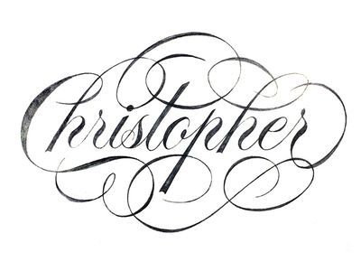 name chris tattoo letterings | 269 best images about Calligraphy - Flourishing on ... Tattoo Name Fonts, Arm Tattoos Black, Name Drawings, Chicano Lettering, Tattoo Now, Calligraphy Name, Tattoos Geometric, Disney Tattoo, Tattoo Lettering Fonts