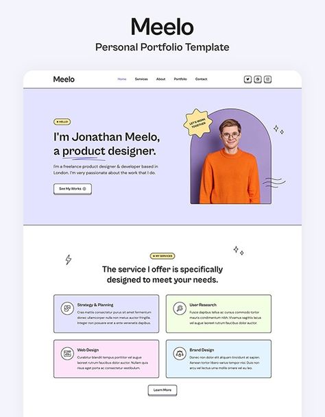 Portfolio Website Templates & Examples | Download on Webflow Design Portfolio Website, Design Portfolio Template, Ui Portfolio, Graphic Design Portfolio Examples, Portfolio Website Template, Web Design Tools, Portfolio Examples, Portfolio Template Design, Portfolio Website Design