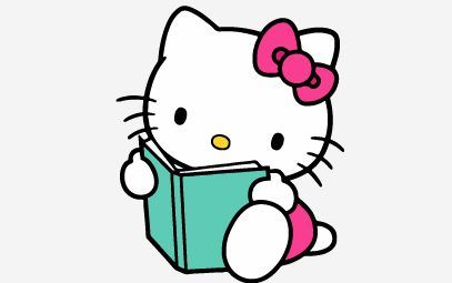 Hello Kitty Games, Hello Kitty School, Hello Kitty Colouring Pages, Book Clip Art, Hello Kitty Images, Kitty Coloring, Hello Kitty Coloring, Hello Kitty Characters, Hello Kitty Backgrounds