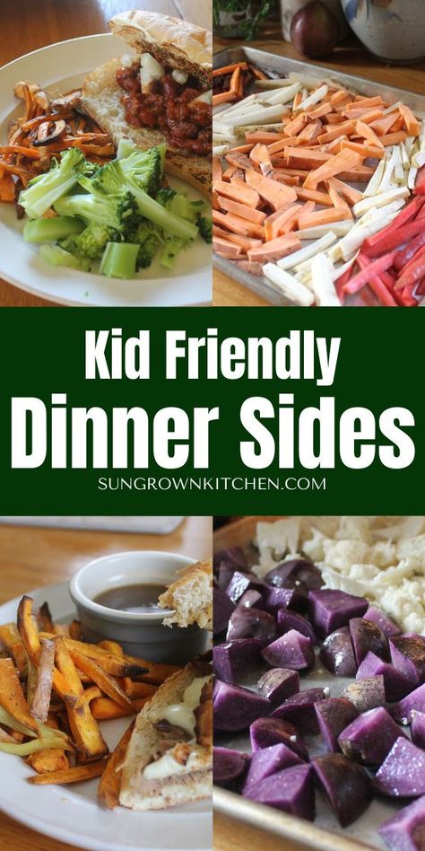 Cheap Side Dishes, Kid Friendly Side Dishes, Kid Friendly Dinners Healthy, Easy Dinner Side Dishes, Healthy Dinners For Kids, Easy Dinner Sides, Easy Kid Friendly Dinners, Family Friendly Dinners, Eat Veggies