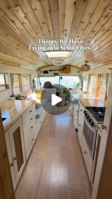 Tiny Home Community, School Bus Camper, School Bus House, Bus House, Tiny House Community, Travel House, Bus Life, Fridge Storage, In The Middle Of Nowhere