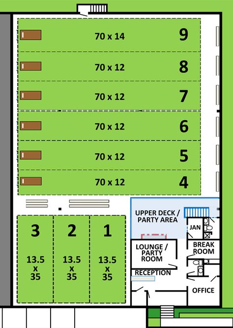 Batting Cage Facility, Indoor Batting Cage Ideas Garage, Indoor Batting Cage Facility, Batting Cage Business, Batting Cages Indoor, Baseball Facility Indoor, Indoor Batting Cage Ideas, Indoor Baseball Facility, Baseball Facility