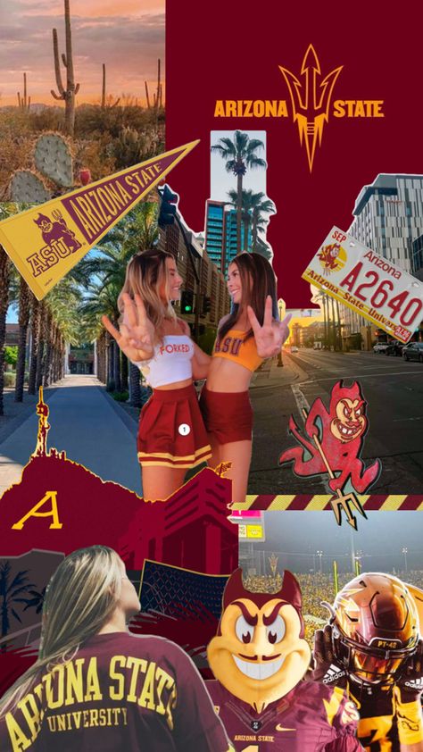 Arizona State University Aesthetic Dream College, Dream School, Top Colleges, Arizona State University, University Of Arizona, Education College, State College, Arizona State, College Life