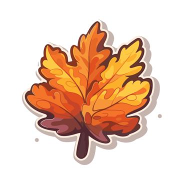 Cartoon Maple Leaf, Cartoon Autumn, Vector Leaf, Leaf Icon, Autumn Clipart, Leaf Clipart, Cartoon Clipart, Psd Background, Vector Trees