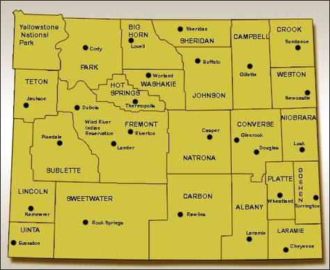 Wyoming Map Printable | Wyoming map printable for reference. Welcome To Wyoming Sign, Wyvern Tor Map, Wisconsin Road Trip Map, Wyoming Map, Wind River Range Wyoming, Road Maps, Map Printable, World Maps, Physical Features