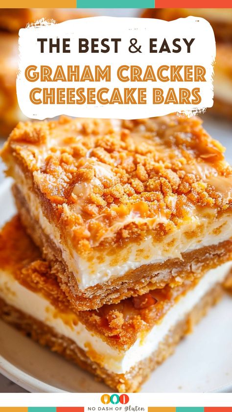 Graham Cracker Cheesecake Bars Cream Cheese And Graham Cracker Dessert, What To Do With Graham Crackers, Desserts Made With Graham Crackers, Recipes With Graham Cracker Crumbs, Graham Cracker Recipes Desserts Simple, Desserts With Graham Crackers, Dessert With Graham Cracker Crust, Graham Cracker Recipes Desserts, Graham Cracker Cheesecake