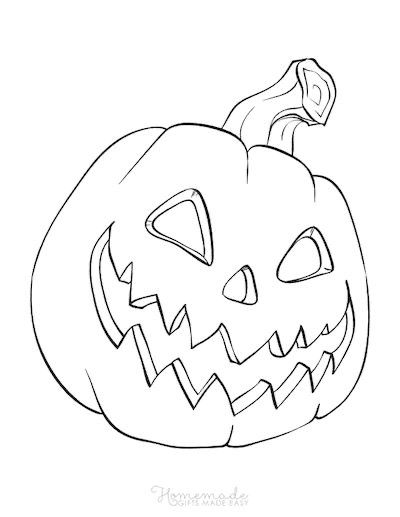 Pumpkin Drawings, Pumpkin Coloring Sheet, Easy Halloween Drawings, Lantern Drawing, Pumpkin Coloring, Fall Blocks, Pumpkin Outline, Free Halloween Coloring Pages, Pumpkin Tattoo