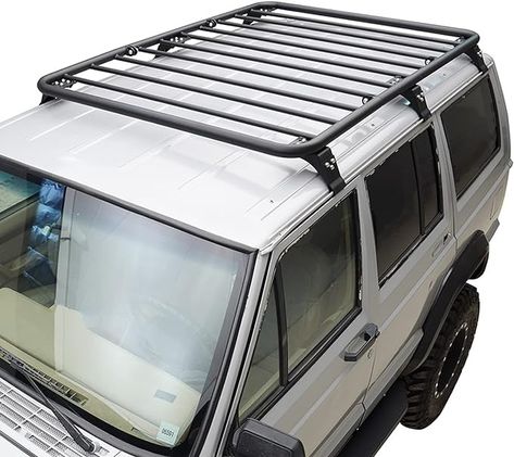 Amazon.com: EAG Flat Style 2" Tube Roof Rack Cargo Baggage Luggage Platform Fit for 1984-2001 Cherokee XJ : Automotive Modificaciones Jeep Xj, Cargo Rack, Jeep Xj, Jeep Cherokee Xj, Flat Style, Jeep Cherokee, Roof Rack, Fashion Flats, Roof