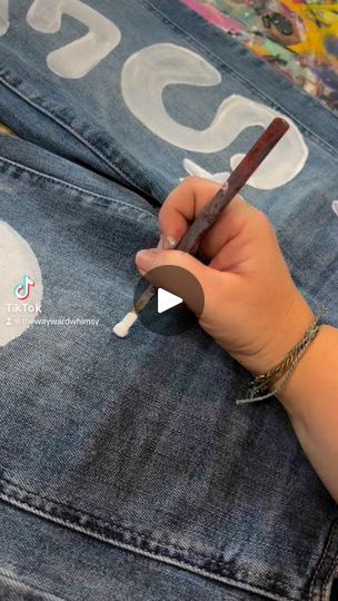 179K views · 2.5K reactions | ✨SeNiOr JeAnS✨  #customorder #paintedjeans #senior #highschool #senioryear #classof2025 #art #painting #etsy | Wayward Whimsy | Wayward Whimsy · Original audio Denim Short Painting Ideas, How To Make Spirit Jeans, Senior Jeans Painted 2025 Ideas, Senior Jeans Painted 2025, Homecoming Jeans Painted, Spirit Jeans Ideas, Senior Jeans Painted, Wayward Whimsy, Senior Painted Jeans