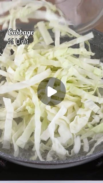 Boiled Vegetables Recipe, Boiled Cabbage Recipe, Boil Cabbage Recipe, Salad Cabbage, Boiled Cabbage, Boiled Vegetables, Instagram Add, Cabbage Salad, Asian Foods