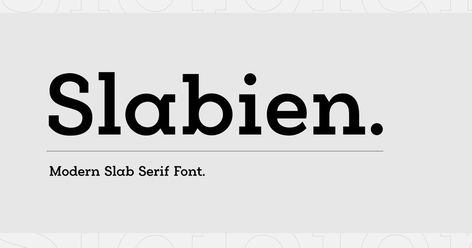 Slabien - Slab Serif Font by yipianesia on Envato Elements Slab Serif Font, Hammer Logo, Font Love, Modern Fonts Free, Hawaii Magazine, Free Typeface, Modern Typeface, Modern Serif, Branding Inspo