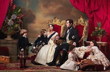 𝑸𝒖𝒆𝒆𝒏 𝑽𝒊𝒄𝒕𝒐𝒓𝒊𝒂 & 𝑷𝒓𝒊𝒏𝒄𝒆 𝑨𝒍𝒃𝒆𝒓𝒕 on Instagram: “Victoria cast pictured in a new image inspired by the famous Winterhalter portrait, “The Royal Family in 1846”  Portrait: Royal Collection…” Victoria Pbs, Victoria Tv Show, Victoria 2016, Victoria Itv, Victoria Series, Queen Victoria Family, Queen Victoria Prince Albert, Tom Hughes, Queen Mum