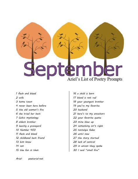 September Prompts, Poem Starters, List Poems, Peace Poetry, Daily Poems, Poetry Challenge, Songwriting Lyrics, Poem Ideas, Poem Writing Prompts