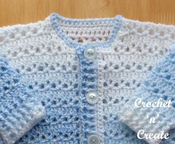 Baby Crochet Cardigan Free Pattern, Crocheted Baby Clothes, Just Crochet, Crochet Baby Cardigan Free Pattern, Crochet Baby Sweater Sets, Baby Cardigan Pattern Crochet, Baby Jackets, Crochet Baby Sweater Pattern, Crochet Baby Jacket