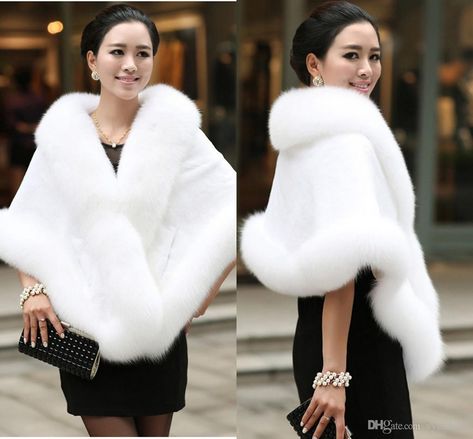 New Faux Fur Bridal Shawl Fur Wraps Marriage Shrug Coat Bride Winter Wedding Party Boleros Jacket Cloak Burgundy Black White Red White Bolero Jacket, Winter Wedding Coat, Blue Shrug, Faux Fur Bolero, Faux Fur Wedding, Bridal Coat, Wedding Coat, Wedding Fur, Wedding Shrug